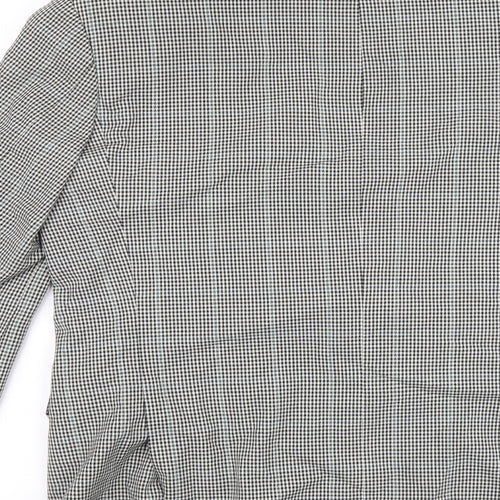 Marks and Spencer Mens Multicoloured Geometric Polyester Jacket Blazer Size 40 Regular