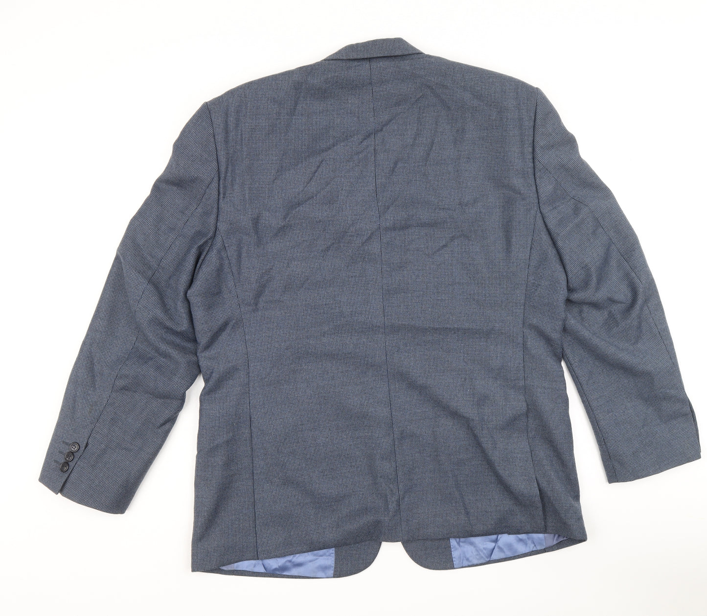 Skopes Mens Blue Polyester Jacket Suit Jacket Size 42 Regular