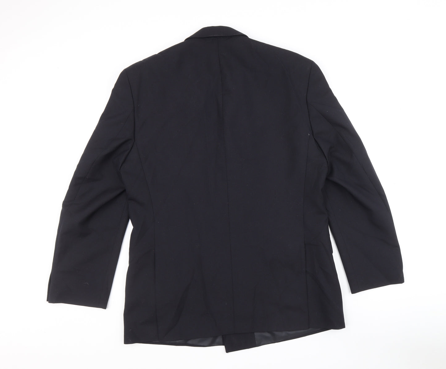Burton Mens Black Polyester Jacket Blazer Size 40 Regular