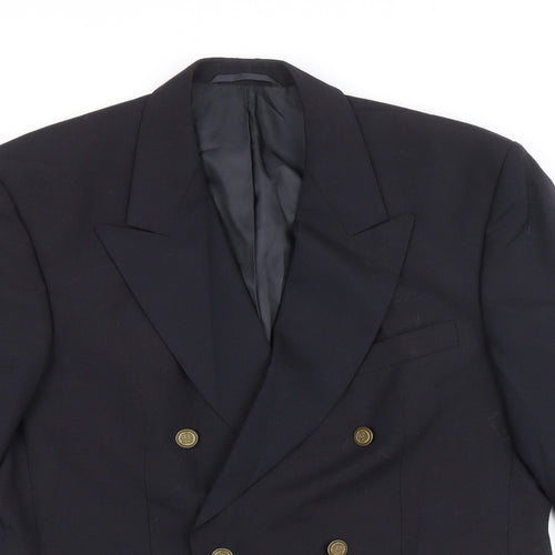 Burton Mens Black Polyester Jacket Blazer Size 40 Regular