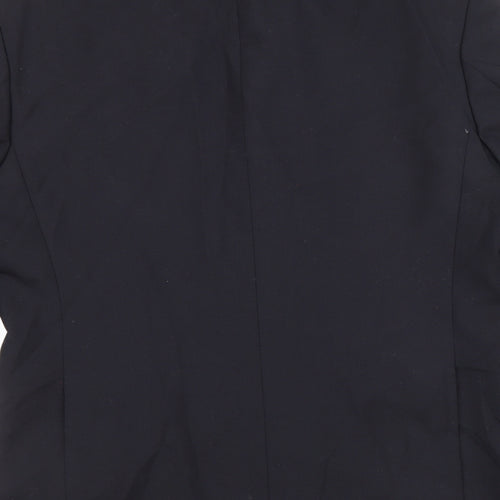 Burton Mens Black Polyester Jacket Blazer Size 40 Regular