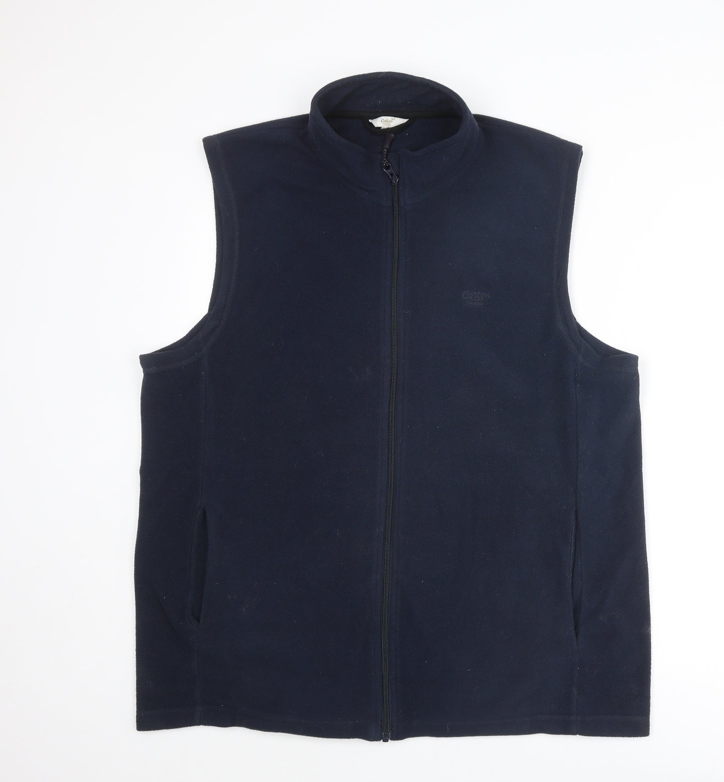 Cotton Traders Mens Blue Jacket Size XL Zip