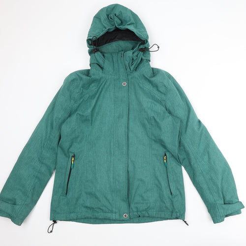 Ayacucho Mens Green Windbreaker Jacket Size S Zip