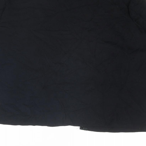 Debbie Morgan Womens Black V-Neck Viscose Cardigan Jumper Size L