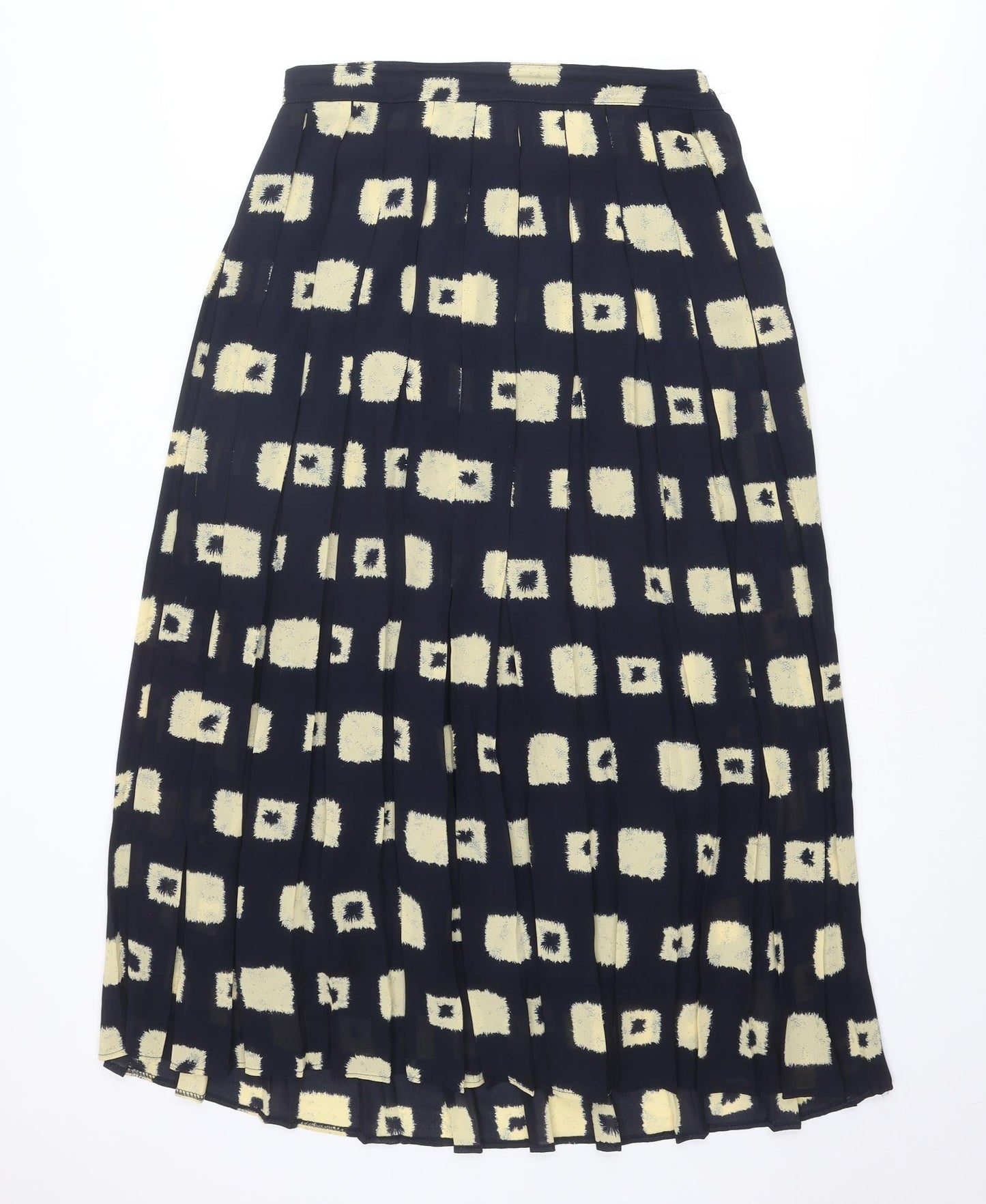 Tagg Womens Blue Geometric Polyester Maxi Skirt Size 14 Zip