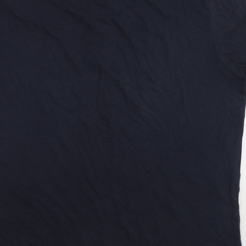 GANT Mens Blue Cotton Polo Size XL Collared Button