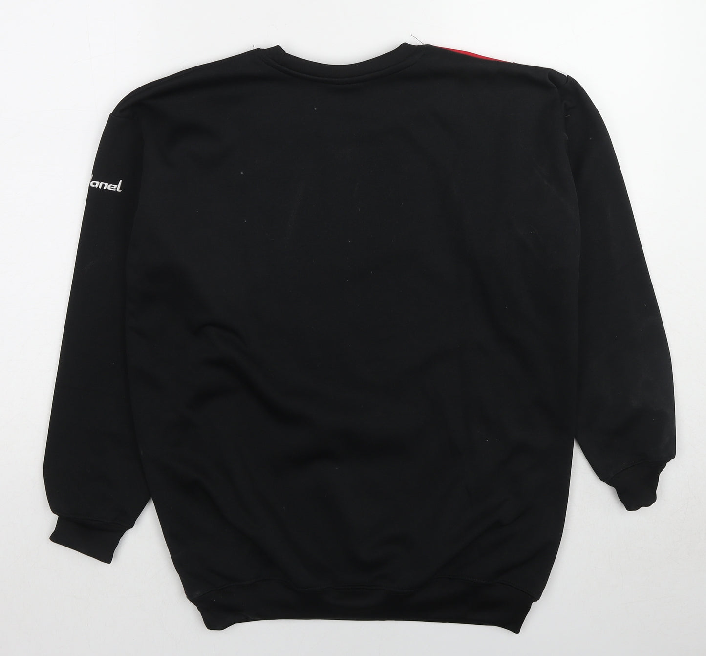 Vandanel Boys Black Colourblock Polyester Pullover Sweatshirt Size 10-11 Years Pullover - Age 10-12Years