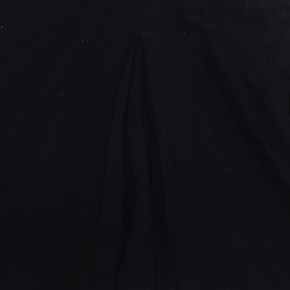 Jack Wills Womens Black Pea Coat Coat Size 8 Button