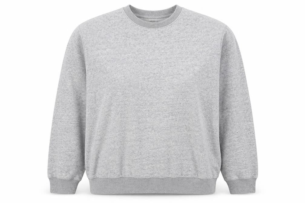 Front view of Next women’s grey polyester pullover sweatshirt, size L, pullover