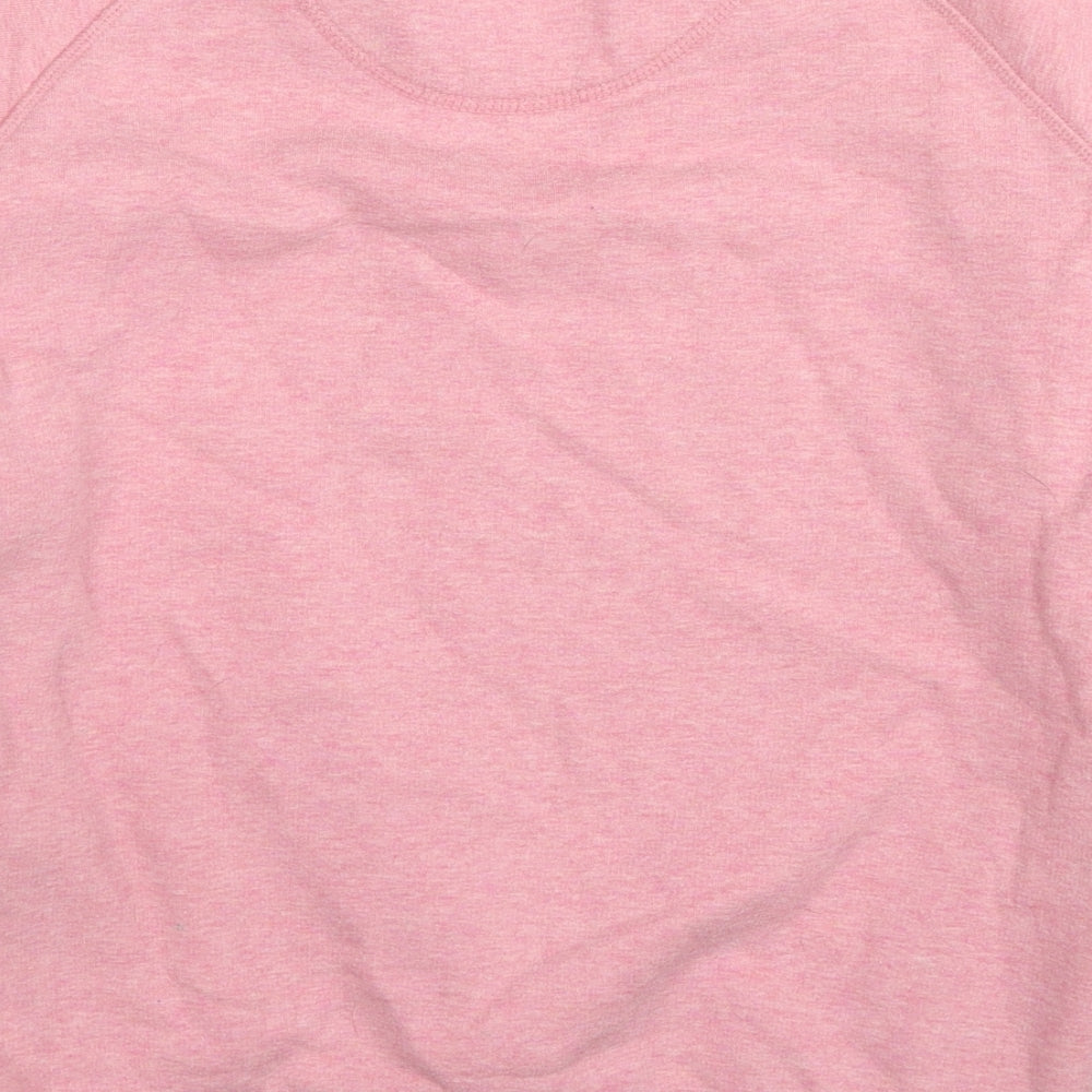 Jack Wills Womens Pink Cotton Pullover Sweatshirt Size 8 Pullover