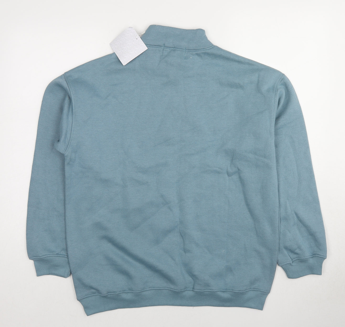 DSY-ST Womens Blue Polyester Pullover Sweatshirt Size 8 Pullover