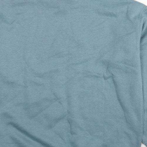 DSY-ST Womens Blue Polyester Pullover Sweatshirt Size 8 Pullover