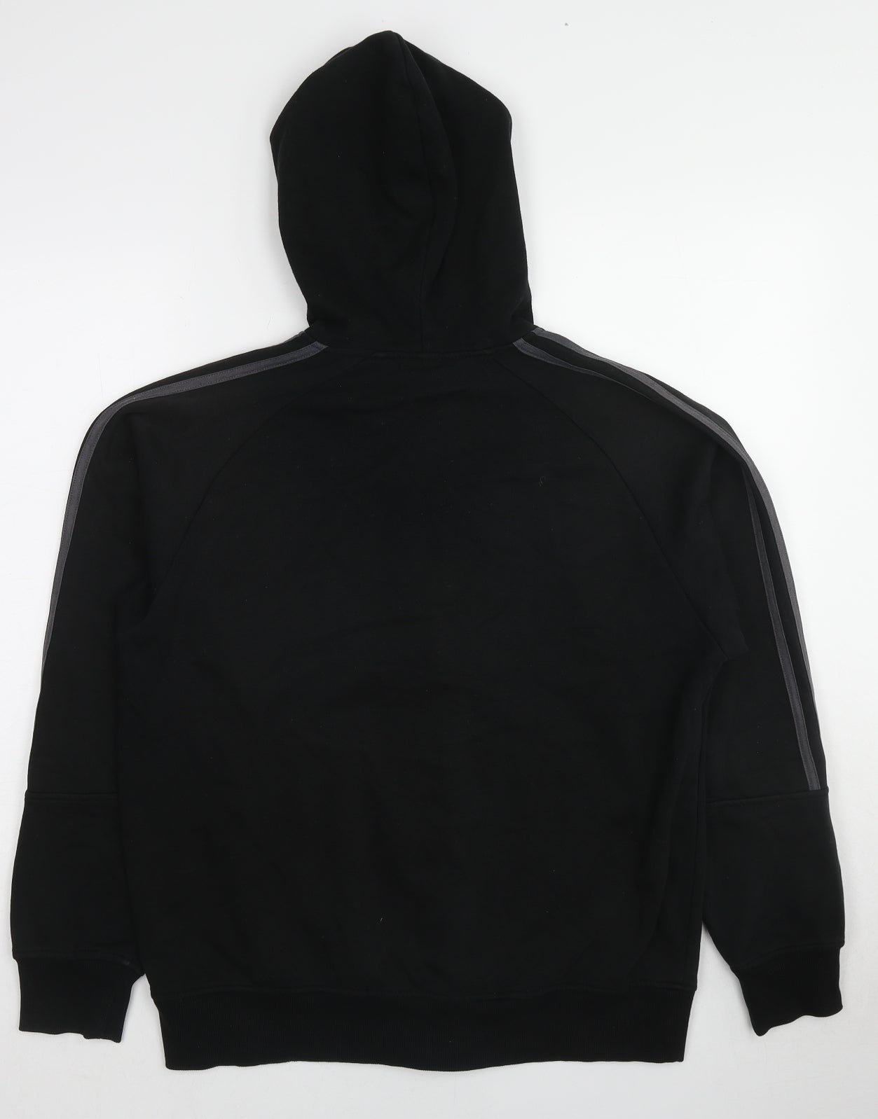 HEAD Mens Black Cotton Full Zip Hoodie Size M