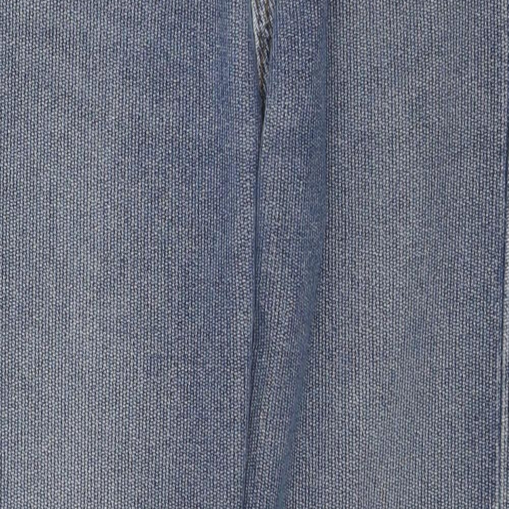 Levi's Mens Blue Cotton Straight Jeans Size 30 in L30 in Regular Zip
