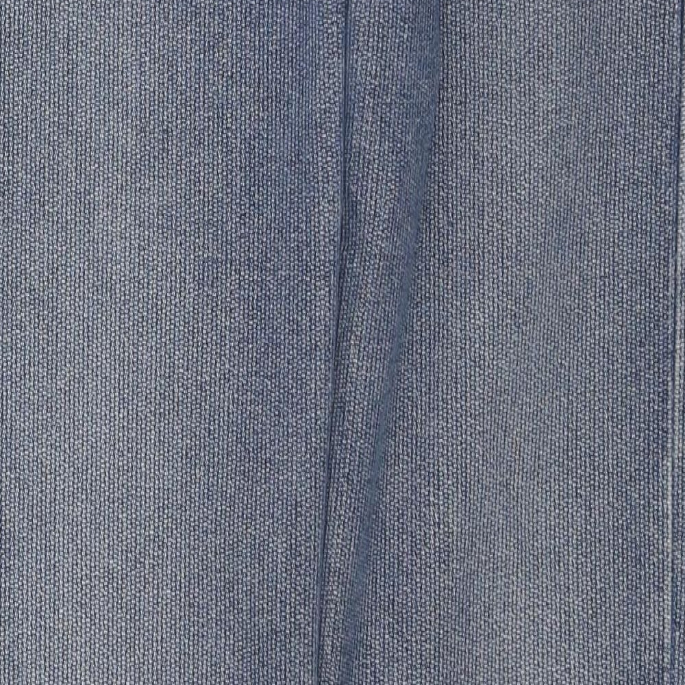 Levi's Mens Blue Cotton Straight Jeans Size 30 in L30 in Regular Zip