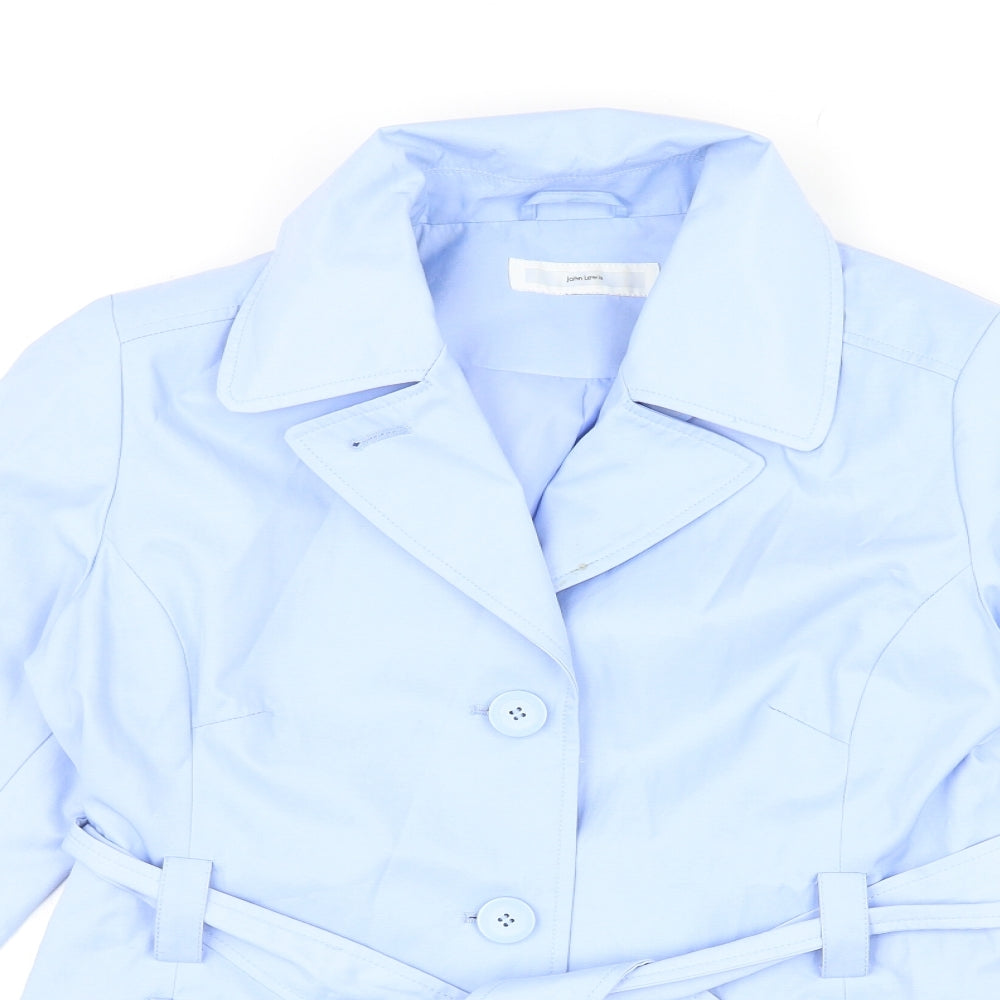 John Lewis Womens Blue Jacket Size 12 Button