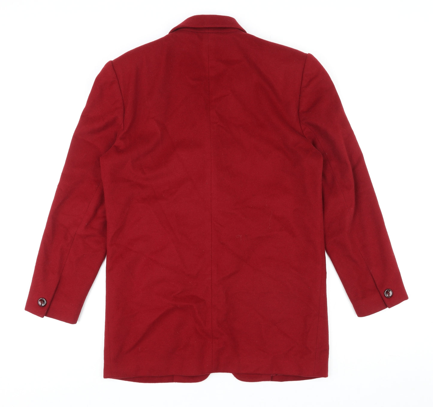 Dana Buchman Womens Red Jacket Blazer Size 4 Button