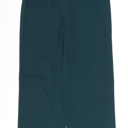 Debenhams Womens Blue Polyester Trousers Size 14 L30 in Regular Zip