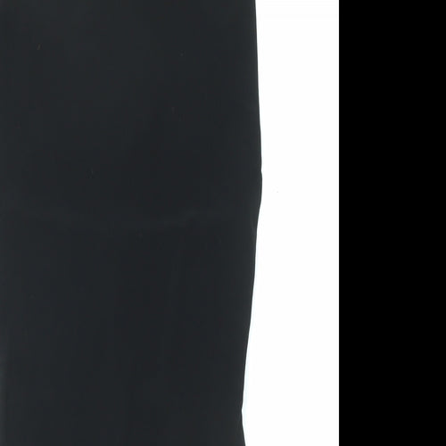 Miss Selfridge Womens Black Polyester Bodycon Size 6 Off the Shoulder Pullover