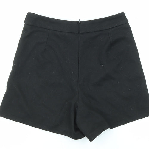 RUBY Womens Black Cotton Sailor Shorts Size 25 in L3 in Regular Button