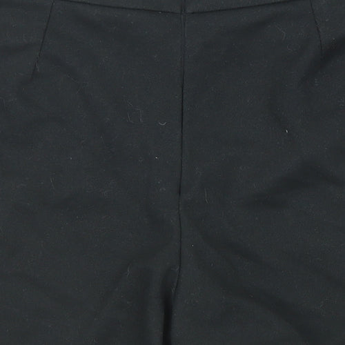 RUBY Womens Black Cotton Sailor Shorts Size 25 in L3 in Regular Button