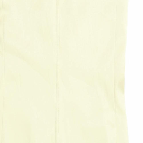 Wallis Womens Beige Polyester Shift Size 10 Boat Neck Zip