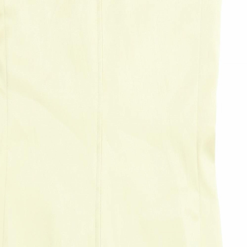 Wallis Womens Beige Polyester Shift Size 10 Boat Neck Zip