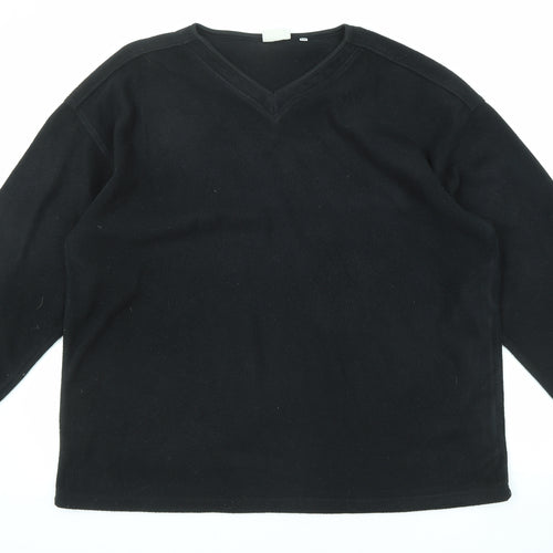 C&A Mens Black Polyester Pullover Sweatshirt Size 2XL
