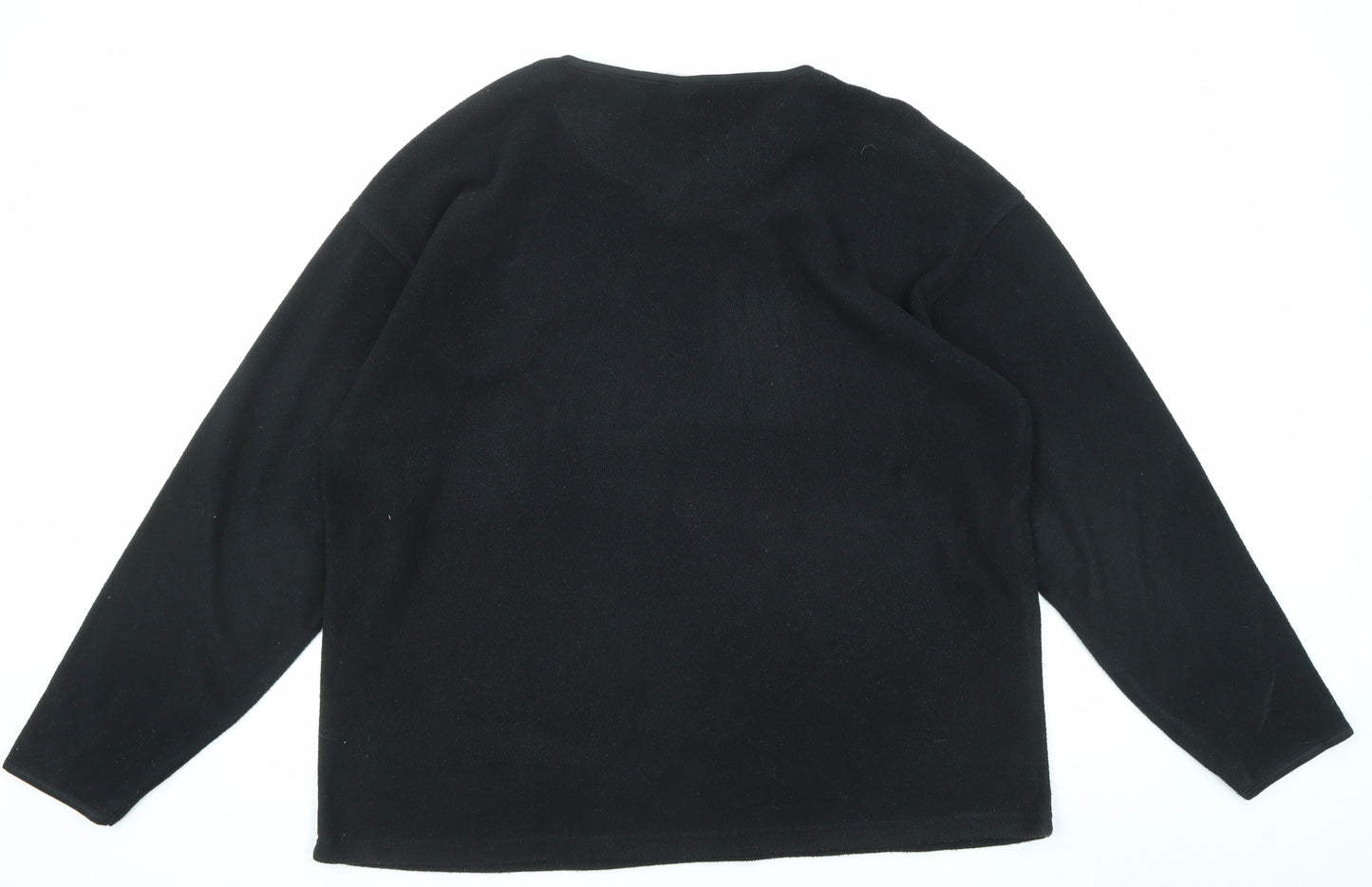 C&A Mens Black Polyester Pullover Sweatshirt Size 2XL
