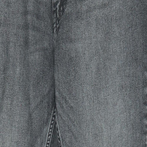 Levi's Mens Grey Cotton Tapered Jeans Size 36 in L32 in Regular Zip