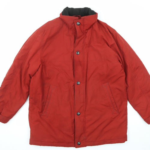 Weather Guard Mens Red Jacket Size M Zip