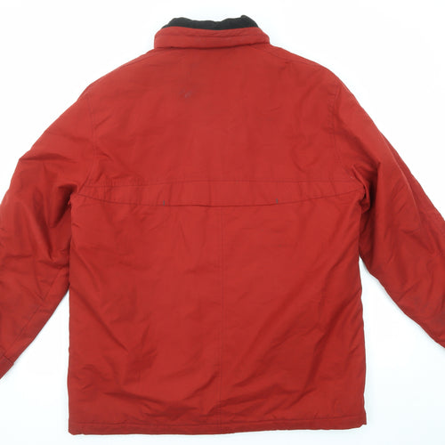 Weather Guard Mens Red Jacket Size M Zip