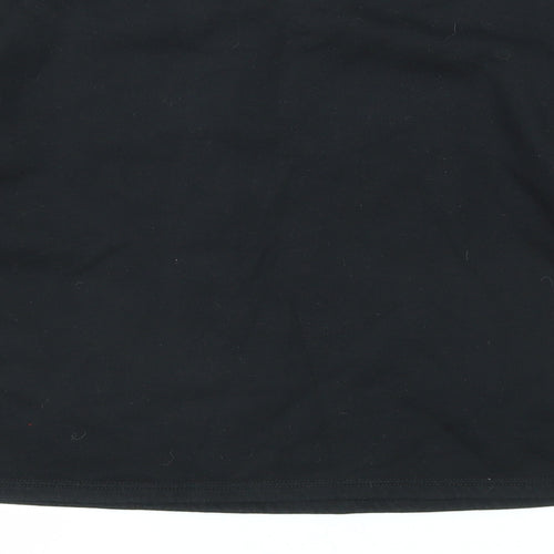 River Island Girls Black Cotton Pullover Sweatshirt Size 11-12 Years Pullover - Weekend
