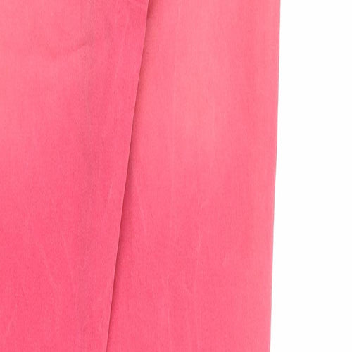 Divided by H&M Womens Pink Cotton Skinny Jeans Size 10 L32 in Regular Zip