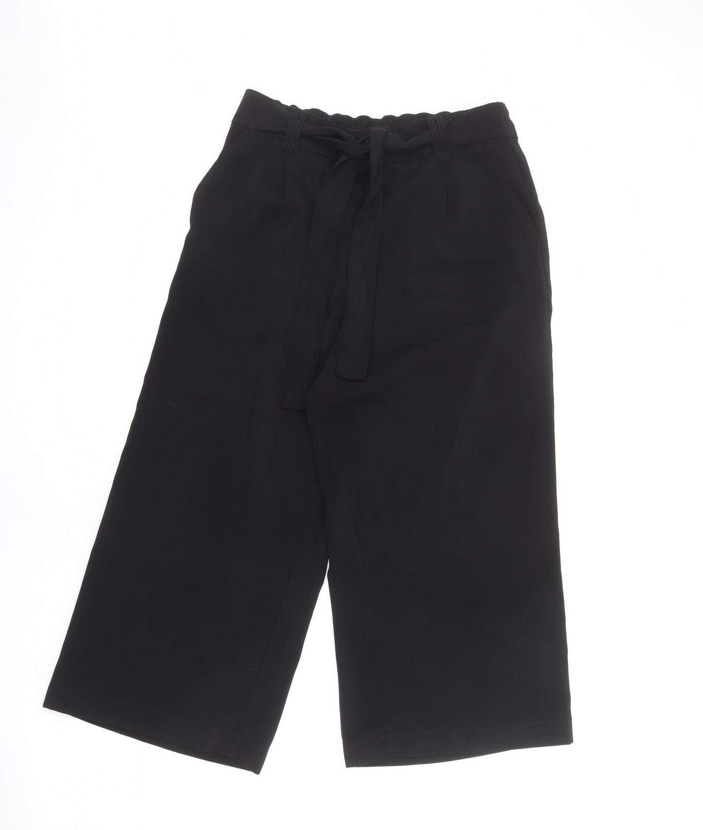 New Look Womens Black Polyester Trousers Size 10 L21 in Regular