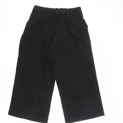 New Look Womens Black Polyester Trousers Size 10 L21 in Regular