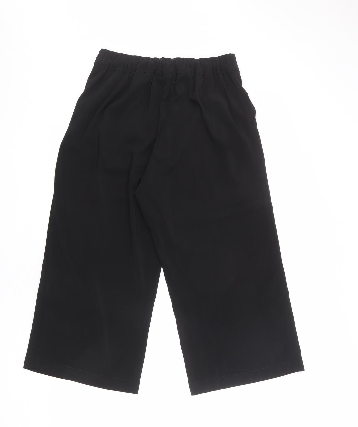 New Look Womens Black Polyester Trousers Size 10 L21 in Regular