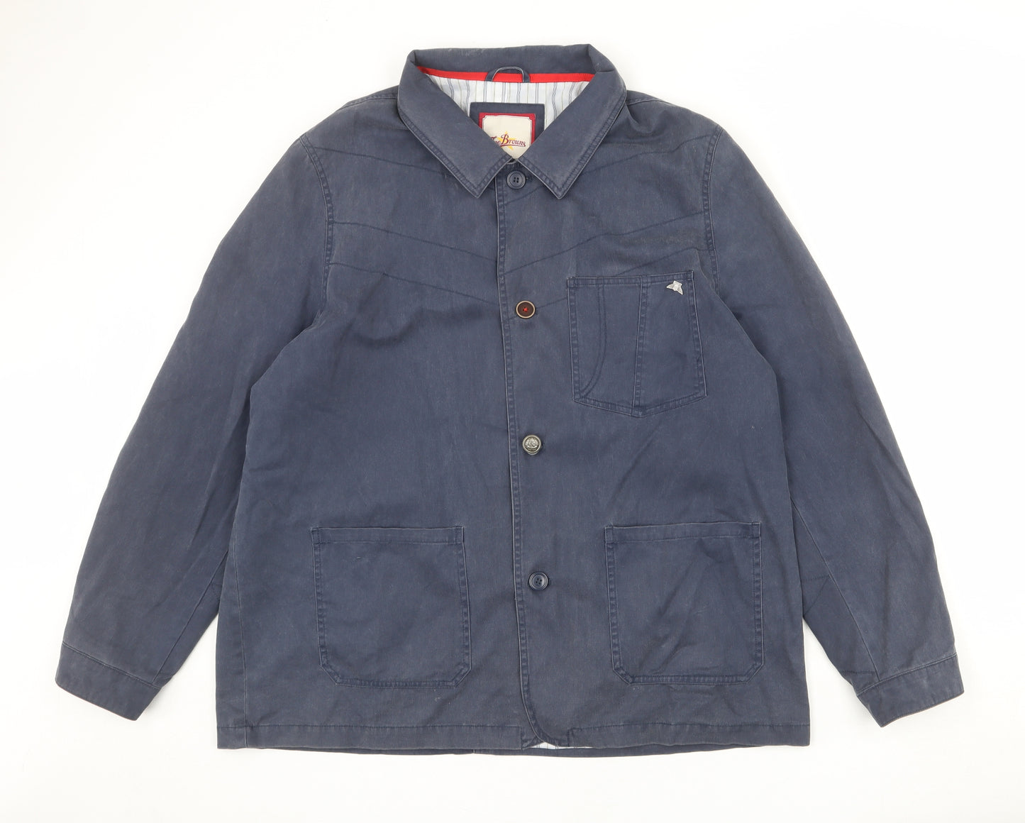 Joe Browns Mens Blue Jacket Size 2XL Button