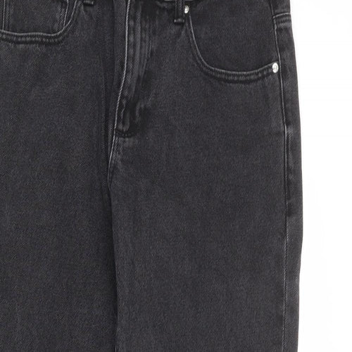 ASOS Mens Grey Cotton Straight Jeans Size 29 in L30 in Regular Zip