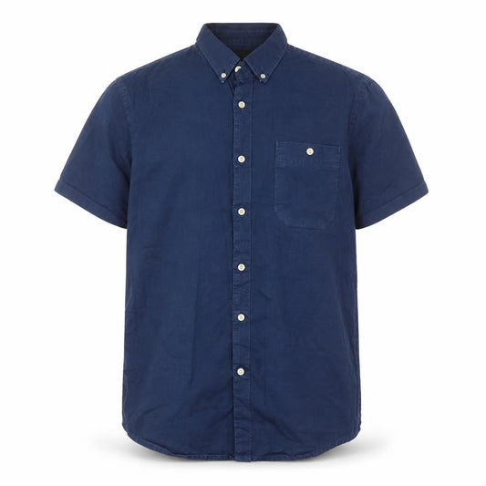 ASOS Mens Blue Cotton Button-Up Size M Collared Button