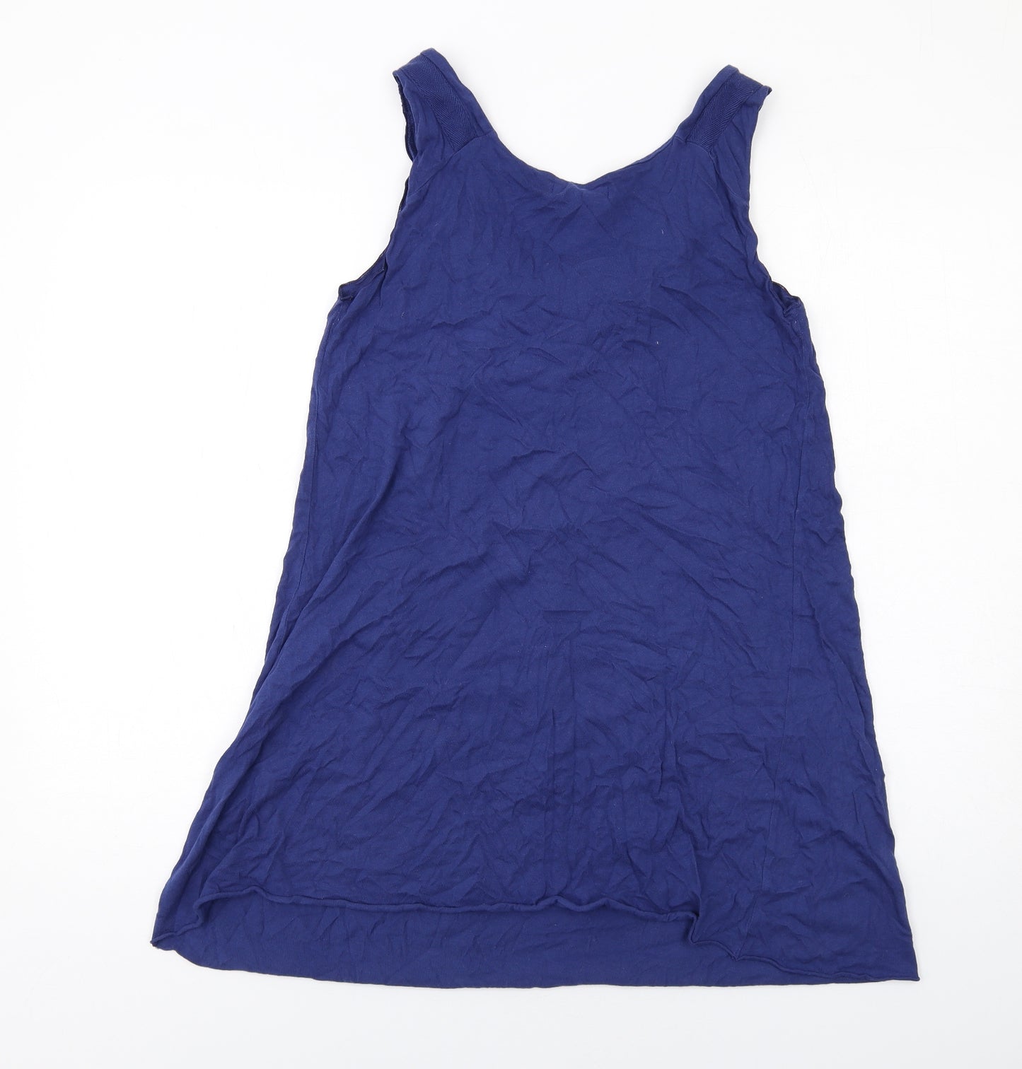Velvet Womens Blue Cotton Basic Tank Size M Scoop Neck