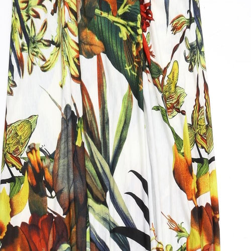 AX Paris Womens Multicoloured Geometric Polyester A-Line Size 12 Off the Shoulder Pullover
