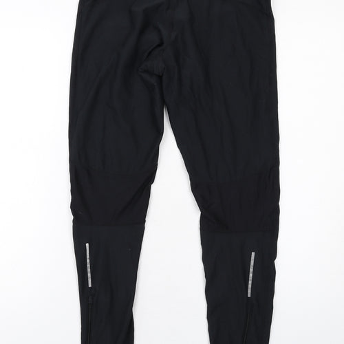 Nike Womens Black Polyester Compression Leggings Size M L29 in Regular Pullover