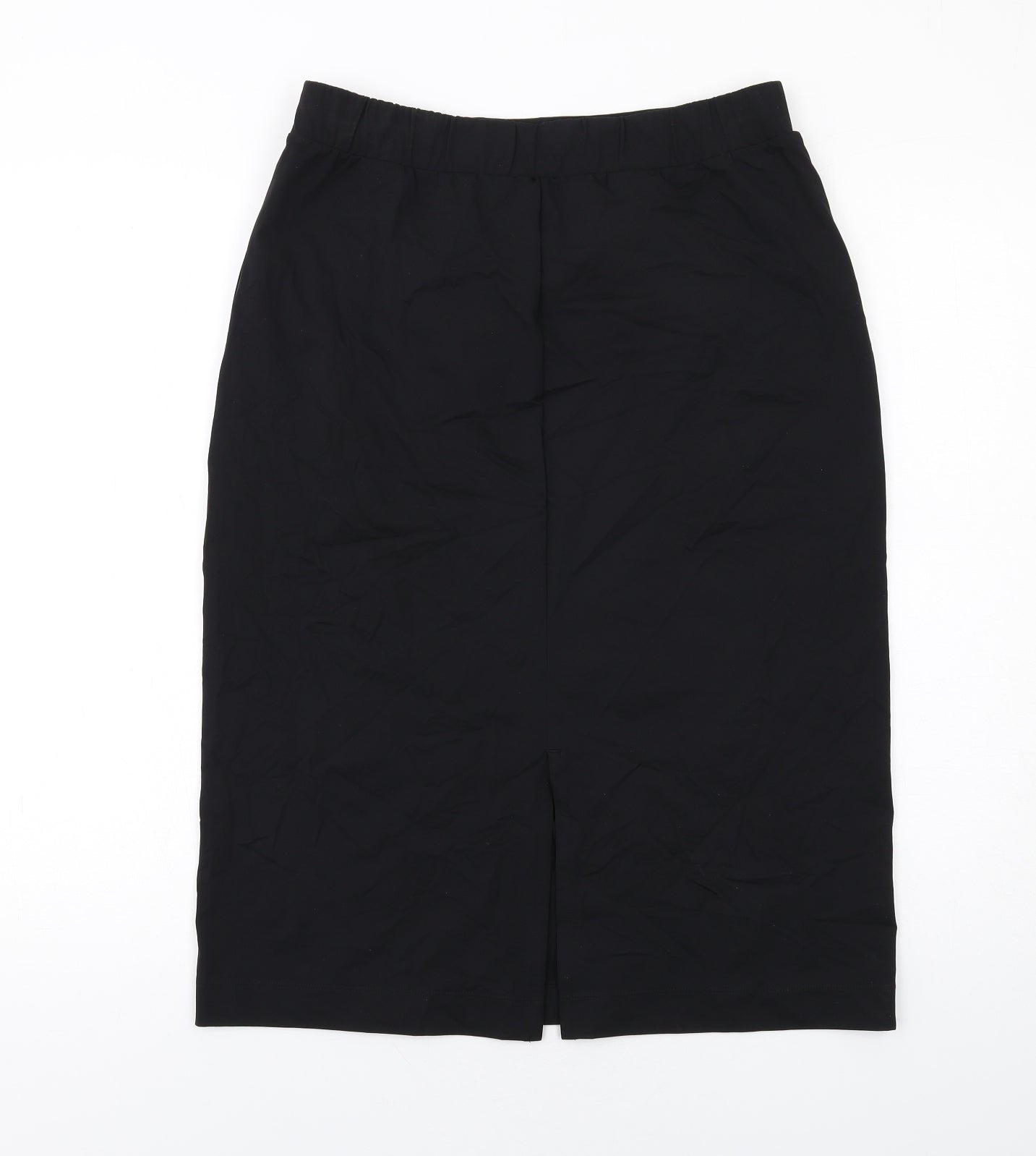 Uniqlo Womens Black Elastomultiester Straight & Pencil Skirt Size XL