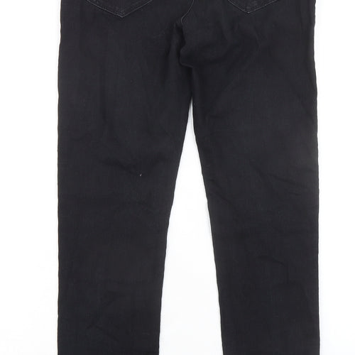 Denim & Co. Womens Black Cotton Skinny Jeans Size 8 L30 in Regular Zip