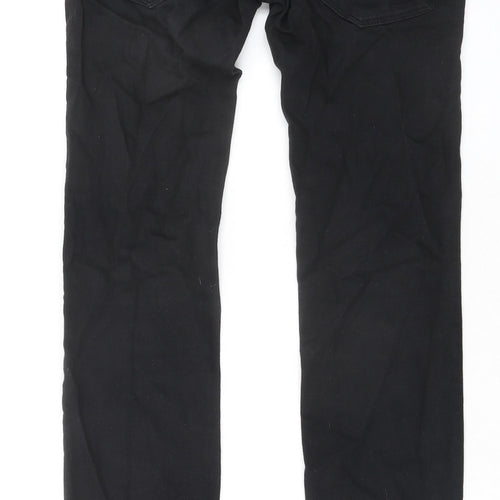 River Island Womens Black Cotton Skinny Jeans Size 28 in L33 in Slim Zip