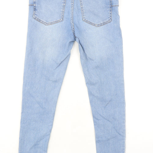 New Look Womens Blue Cotton Jegging Jeans Size 8 L27 in Regular