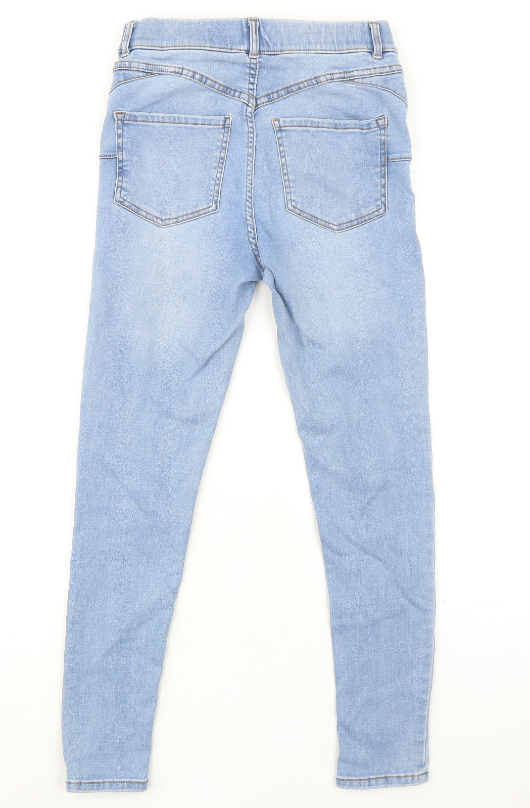 New Look Womens Blue Cotton Jegging Jeans Size 8 L27 in Regular