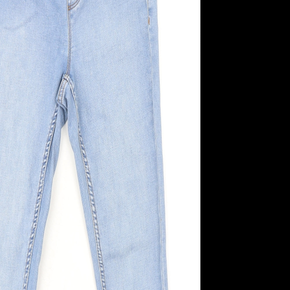 New Look Womens Blue Cotton Jegging Jeans Size 8 L27 in Regular