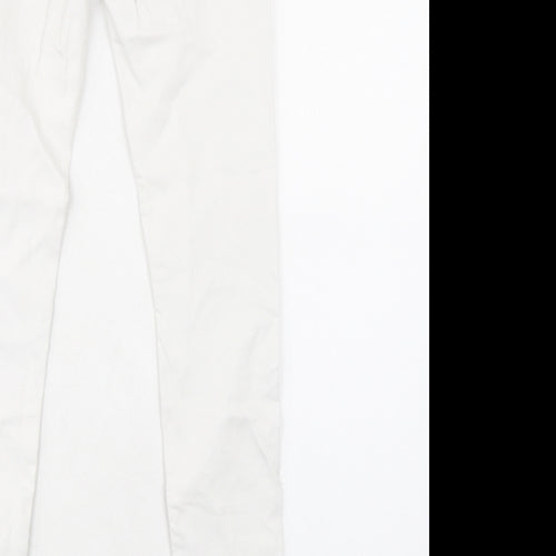 Denim & Co. Womens White Cotton Jegging Jeans Size 6 L31 in Regular